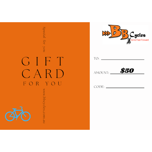 $50 BB Cycles Gift Voucher