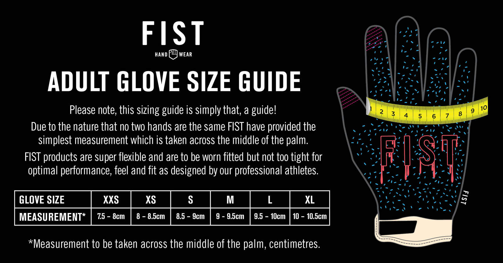 Fist Gloves Caroline Buchanan Sprinkles 2 Protective Gloves