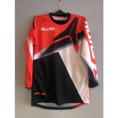 Alias A2 Youth Neon Red/White Jersey