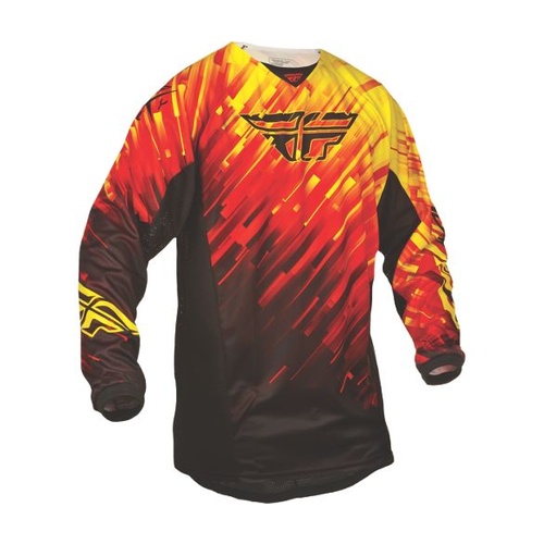 Fly 2015 Kinetic Glitch Red/Black/Yellow Jersey