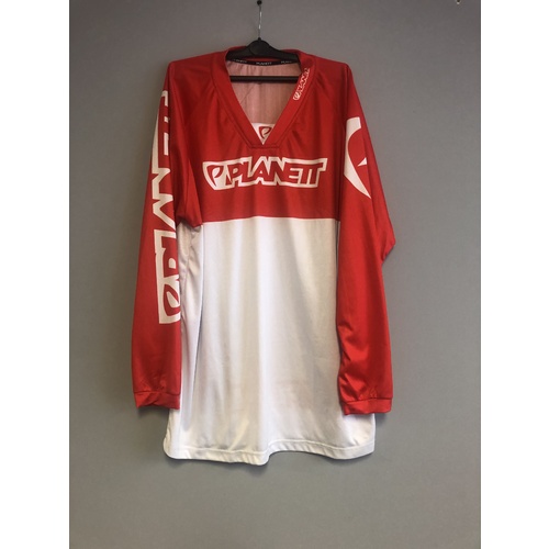 Planett Red/White Jersey