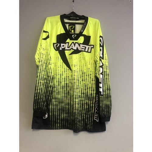 Planett Neon Yellow/Black Dot Jersey
