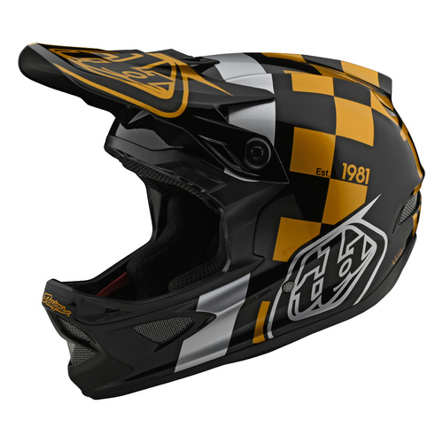 TLD 2020 D3 Fiberlite Raceshop Black/Gold Helmet