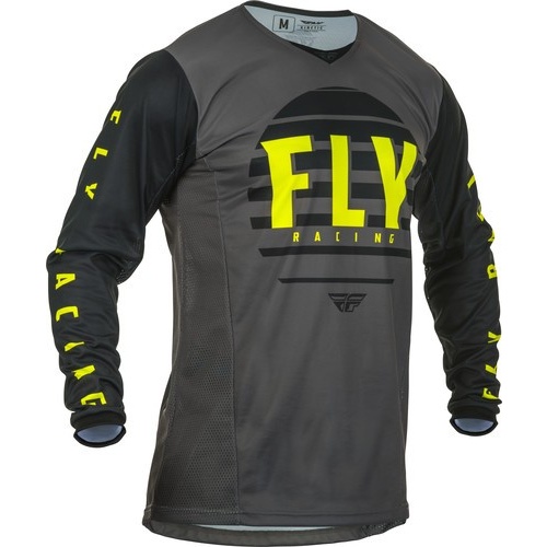 Fly 2020 Kinetic K220 Black/Grey/Hi-Vis Jersey