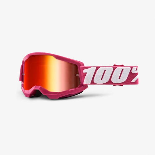 100% Strata 2 Fletcher Goggle - Red Mirror Lens
