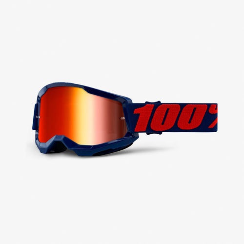 100% Strata 2 Masego Goggle - Red Mirror Lens