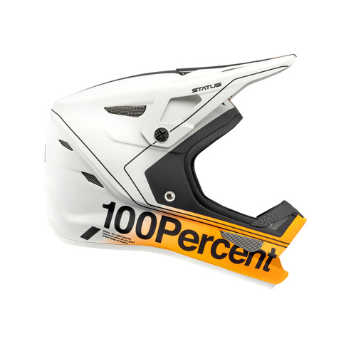 100% Status Helmet Carby/Silver