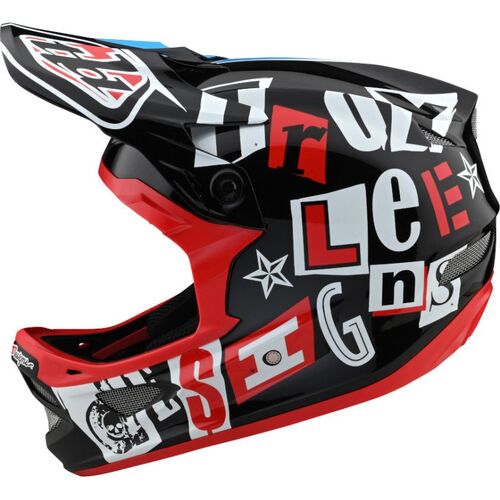 TLD 2021 D3 Fiberlite Anarchy Black Helmet
