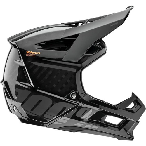 100% Aircraft 2 Black Helmet