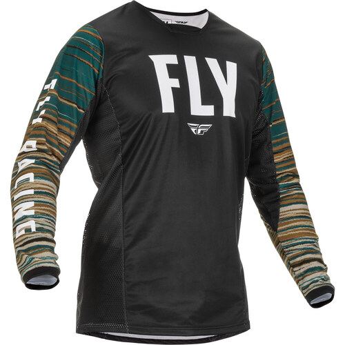 Fly Racing 2022 Kinetic Wave Black/Rum Jersey