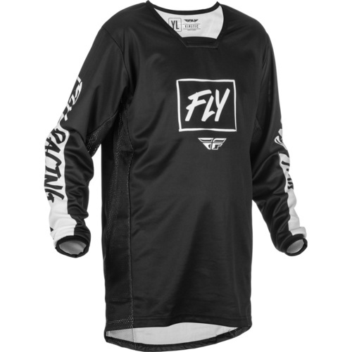 Fly Racing 2022 Kinetic Rebel Black/White Jersey