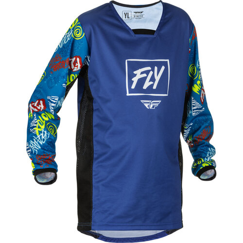 Fly Racing 2022 Kinetic Rebel Blue/Light Blue Jersey