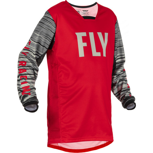 Fly Racing 2022 Kinetic Wave Red/Grey Jersey