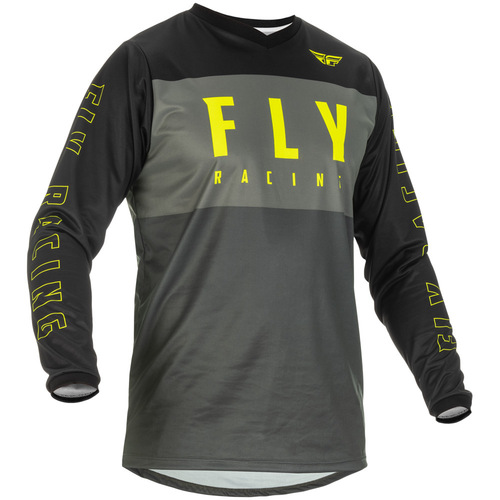 Fly Racing 2022 F-16 Grey/Black/Hi-Vis Jersey