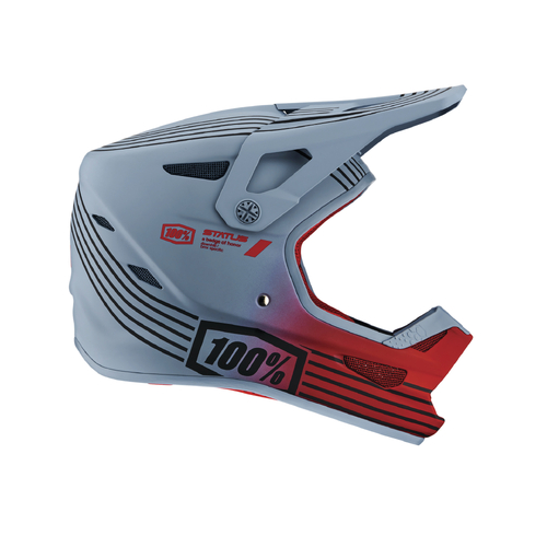 100% Status Caltec Grey Helmet