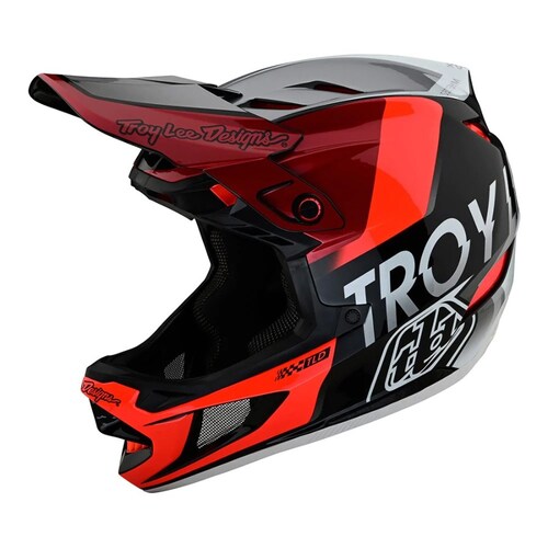TLD 22W D4 Composite MIPS Qualifier Silver/Red Helmet