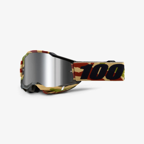 100% ACCURI 2 Goggle Mission (Mirror Silver Flash Lens)