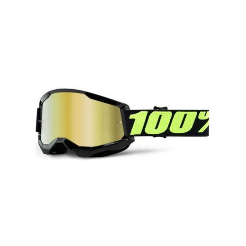 100% STRATA 2 Goggle Upsol (Mirror Gold Lens)