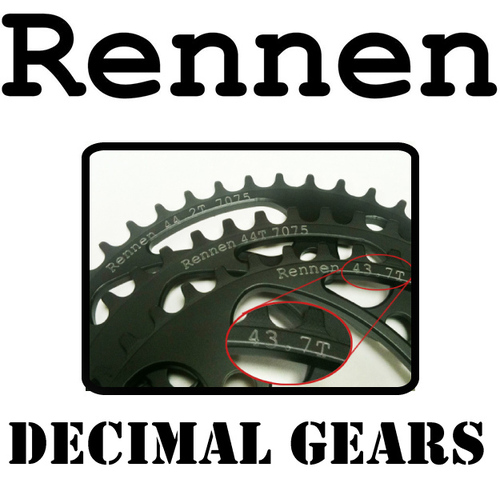 Rennen 4 Bolt Decimal 104 Threaded Chainring