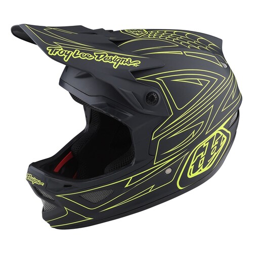 TLD 2023 D3 AS Fiberlite Spiderstripe Grey/Yellow