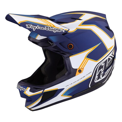 TLD 2023 D4 Composite MIPS Matrix Blue Helmet