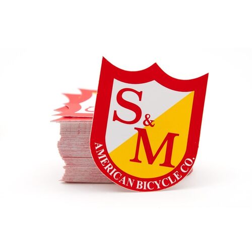 S&M Medium Shield Sticker