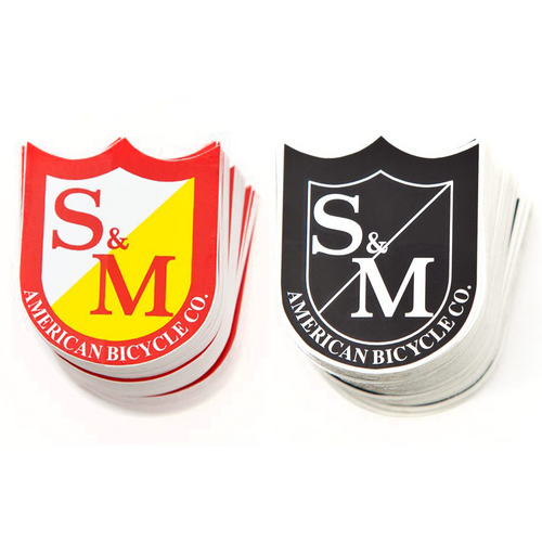 S&M Small Shield Sticker