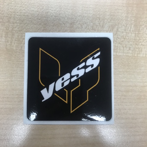 YESS BMX Square LOGO Sticker #1