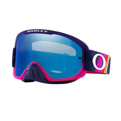 Oakley O-Frame 2.0 PRO TLD Navy Stripes (Black Ice Lens) Goggles
