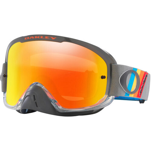 Oakley O-Frame 2.0 PRO TLD Grey Stripes (Fire Iridiu Lens) Goggles