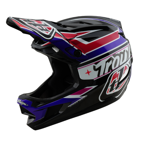 TLD 2025 D4 Polyacrylite MIPS Linear Black Helmet