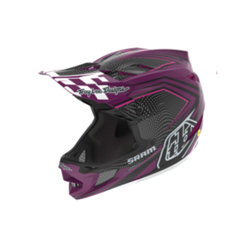 TLD 2025 D4 Carbon MIPS Sram Radioscape Black / Berry 