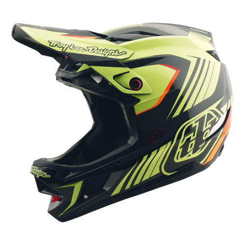 TLD 2025 D4 Polyacrylite MIPS Qualifer Black/Yellow Helmet