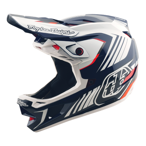 TLD 2025 D4 Polyacrylite MIPS Qualifer Blue/White Helmet