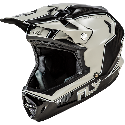Fly Racing 2026 Werx-R Flow Carbon Helmet - Black Carbon/Grey
