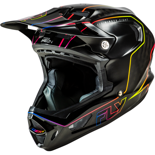 Fly Racing 2026 Werx-R Flow Carbon Helmet - Black Carbon/Multi