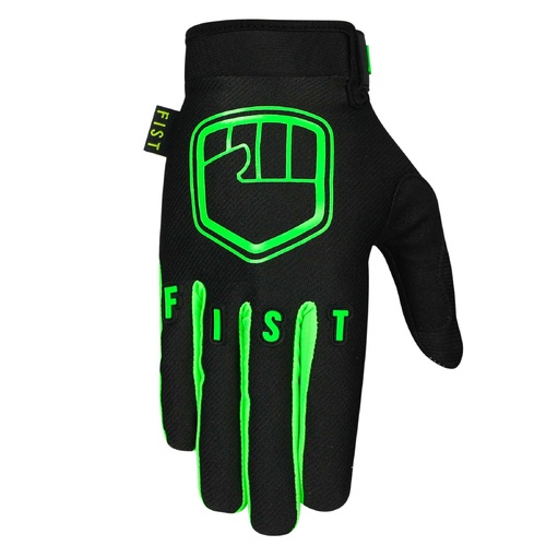 Fist Stocker Fluro Green Gloves
