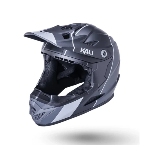 Kali Zoka Stripe Matt Black/Grey Helmet