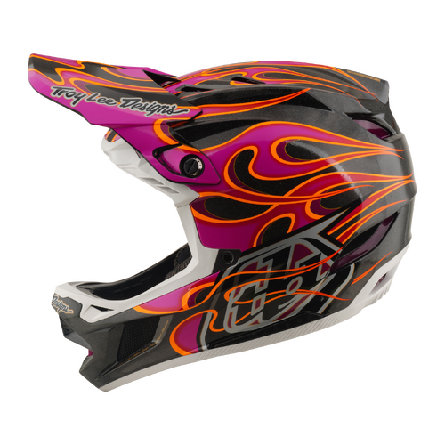 TLD 2026 D4 Carbon MIPS Torched Carbon/Magenta Helmet