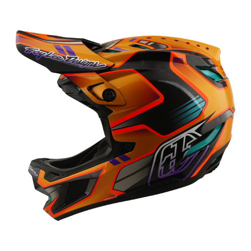 TLD 2026 D4 Carbon MIPS Crest Gold Helmet