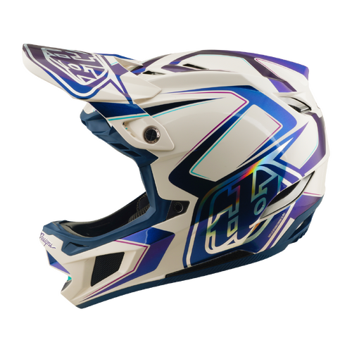 TLD 2025 D4 Composite MIPS Flared White/Indigo Helmet