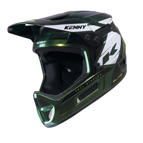 Kenny Racing Elite Graphic Helmet - Green Chameleon