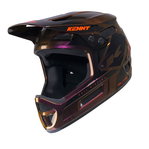 Kenny Racing Elite Graphic Helmet - Orange Chameleon