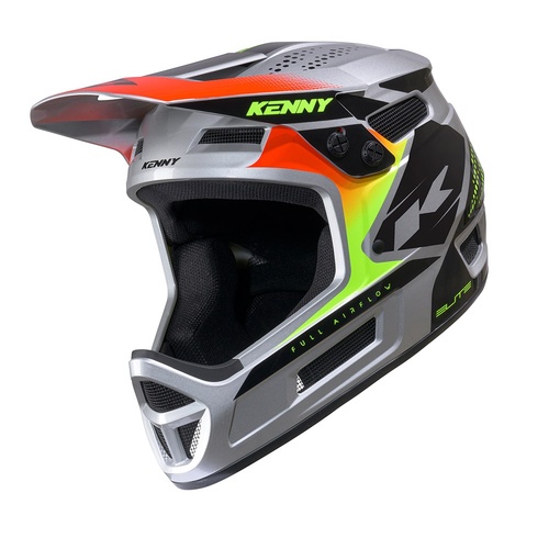 Kenny Racing Elite Graphic Helmet - Silver