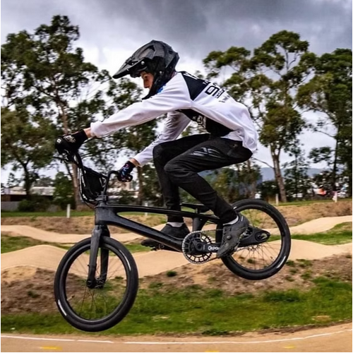 ACE Aero Fit Stretch Race pants - Black (Black Logos)